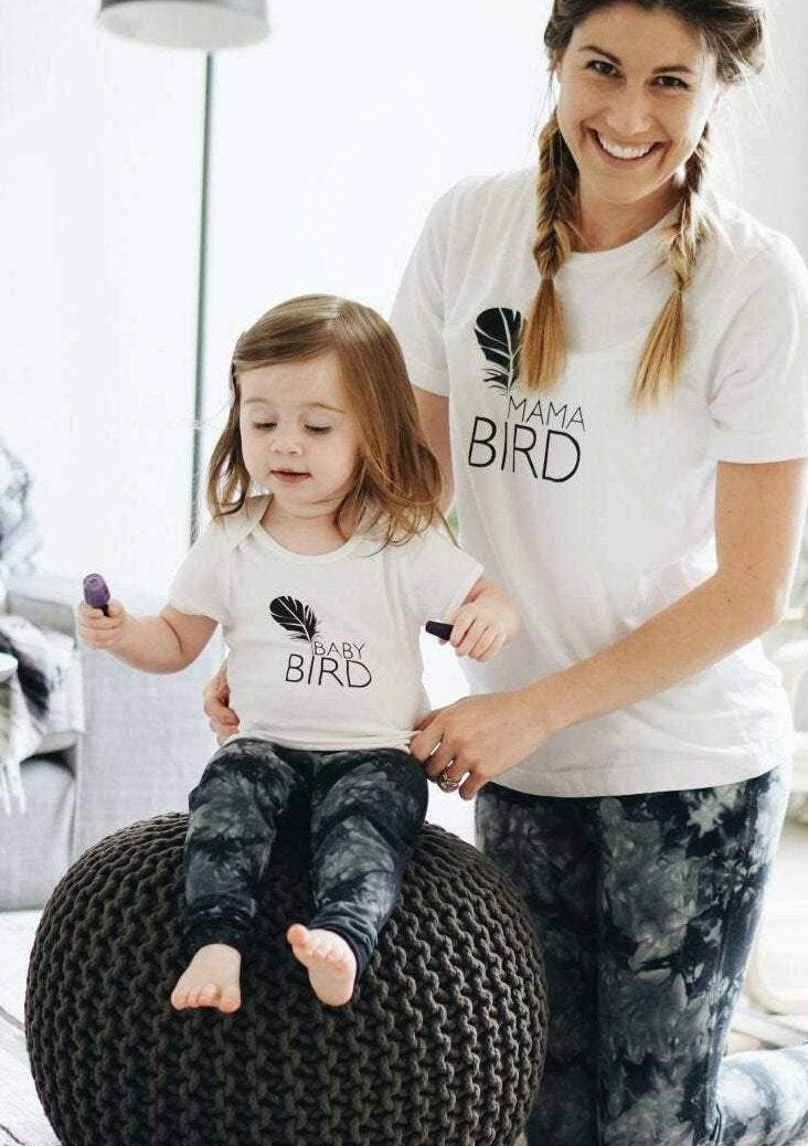 2 Piece Sets for Mommy & Me - Mama Bird + Baby Bird