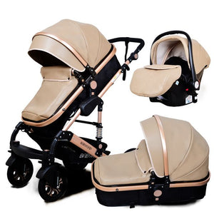 Babyfond Baby Stroller 3 in 1 High Stroller
