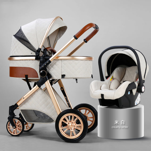 3 in 1 Baby Luxury Stroller