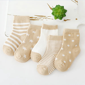 Baby Cotton Socks 5-Pair