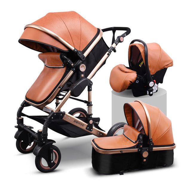 Babyfond Baby Stroller 3 in 1 High Stroller – Zee Baby Boutique