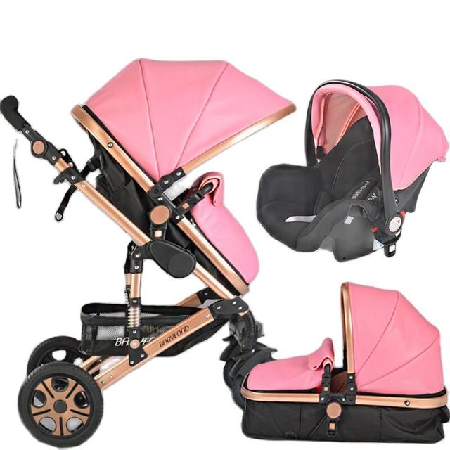 Babyfond Baby Stroller 3 in 1 High Stroller – Zee Baby Boutique